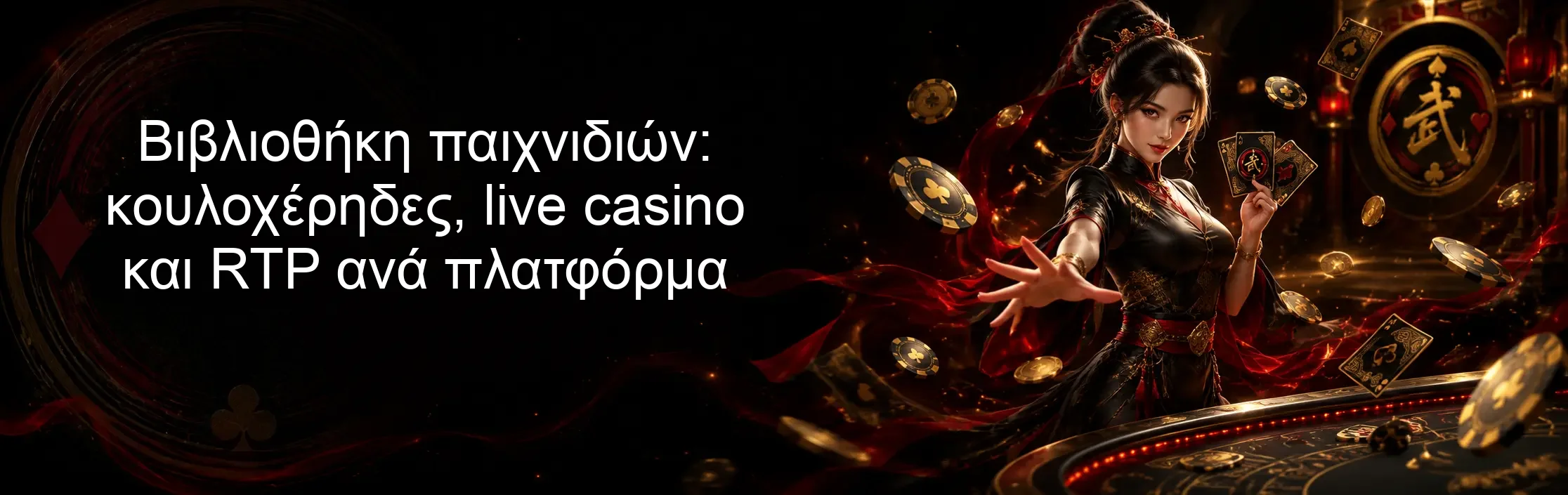 Βιβλιοθήκη παιχνιδιών: κουλοχέρηδες, live casino και RTP ανά πλατφόρμα